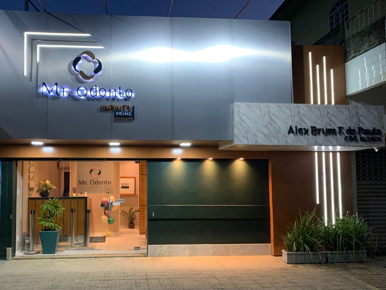 imagem da fachada da clínica MR. Odonto